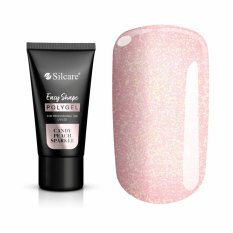 Silcare® POLYGEL Easy Shape CANDY PEACH SPARKLE, 30g