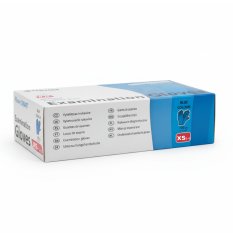 Batist Nitrilové rukavice nepúdrované, modré, 100ks, XS
