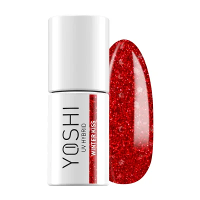Gél lak YOSHI Holly Holiday - Winter Kiss 624, 6ml