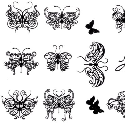 Transfer fólia Butterflies 100cm - 2