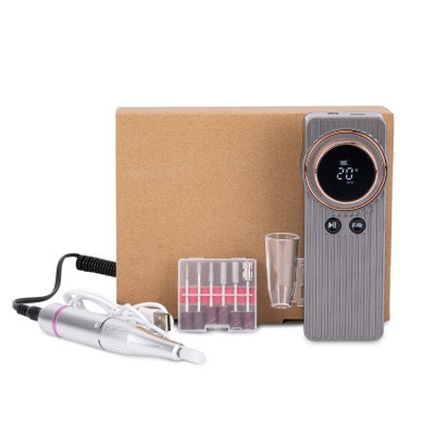 Prenosná brúska na nechty 108, 50W, sivá