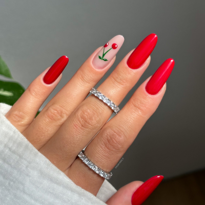 Gél lak YOSHI La Premiere - Pirouette Rouge 242, 6ml