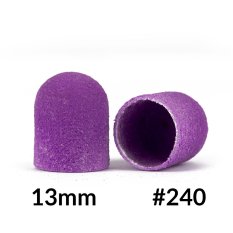 Brúsne klobúčiky Fabric Podo fialové 13mm, drsnosť 240, 10ks