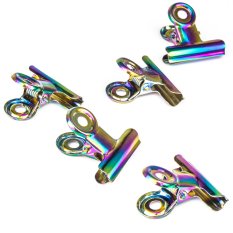 Kovový klip na nehty 2,2cm - kobalt, 5 ks