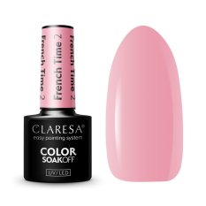 Gél lak CLARESA® French Time 2 (polopriehľadný), 5g