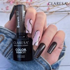 Gél lak CLARESA® BROWN 317, 5g