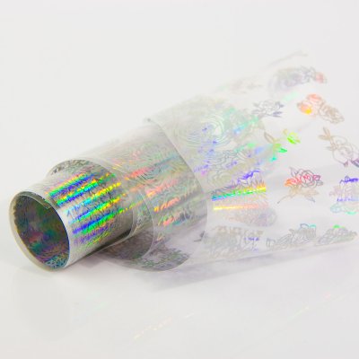 Transfer fólia priesvitná holografická 100cm - 10-1