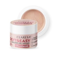 CLARESA® Stavební gel na nehty SOFT & EASY Builder gel CHAMPAGNE, 90g