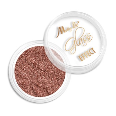 Prášok na nechty Glass Effect Brown - 10