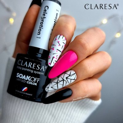 Gél lak CLARESA® CELEBRATION 1 (extra biely), 5g