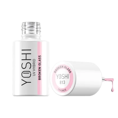 Gél lak YOSHI Divorce - Broken Glass 813, 6ml