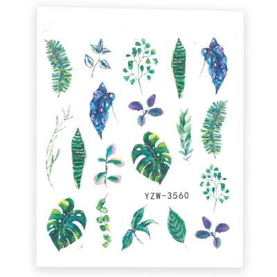 Vodolepky na nechty lístie YZW-3560