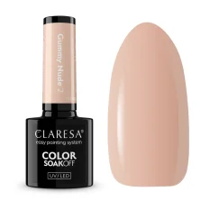 Gel lak CLARESA® NUDE GLOW Gummy Nude 2, 5g
