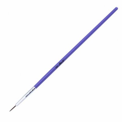 Dekorační štětec - fialový,  00 - 10mm