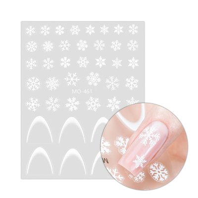 Köröm matricák - French Manicure - White MO-461