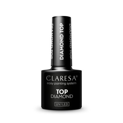 Gél lakk CLARESA® TOP DIAMOND NO WIPE, 5g