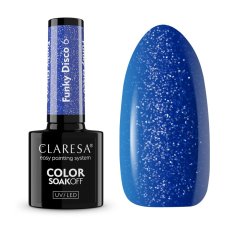 Gél lak CLARESA® Funky Disco 6 - Blue Beat