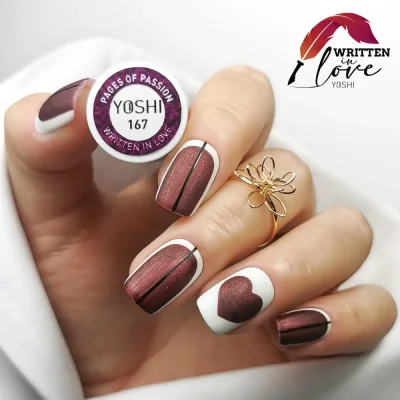 Gél lak YOSHI Written in Love - Pages of Passion 167, 6ml