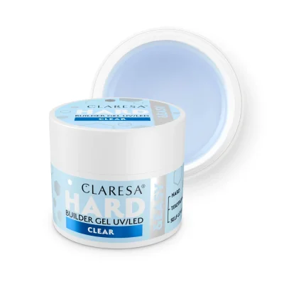 CLARESA® Stavebný gél na nechty HARD & EASY Builder gel CLEAR, 45g