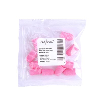 Fabric Podo csiszolósapkák rózsaszín 7mm, szemcseméret 240, 10db
