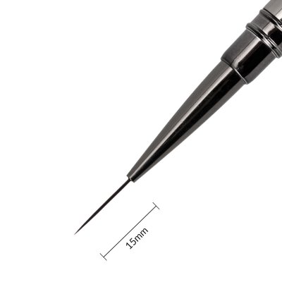 Zdobicí štětec na nehty AlleLac 15mm – metalový