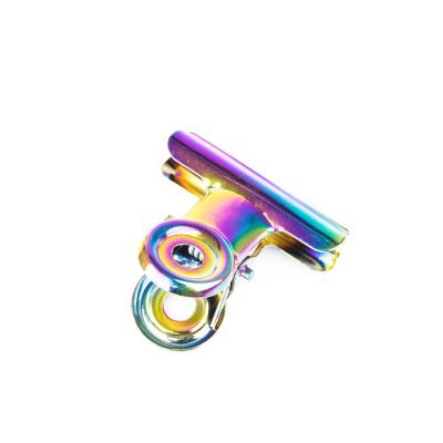 Kovový klip na nehty 2,2cm - kobalt, 5 ks
