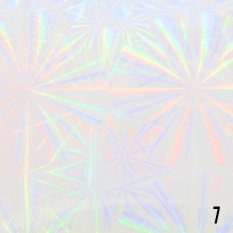 Átlátszó holografikus transzferfólia 100cm - 8-7