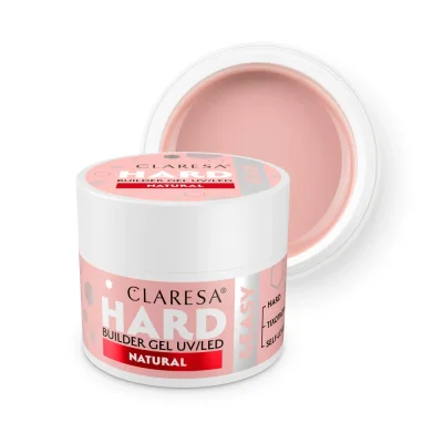 CLARESA® Stavebný gél na nechty HARD & EASY Builder gel NATURAL, 45g