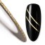 Samolepiaca zdobiaca páska 1mm golden glitter - 10