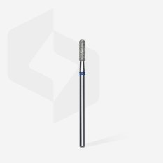 Diamantová fréza STALEKS Expert Rounded cylinder - modrá, FA30B023/8 (2,3mm/8mm)
