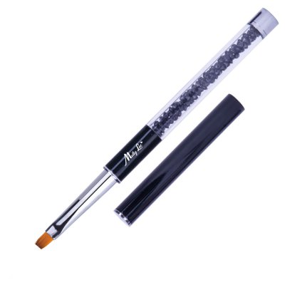 MollyLac Ecset gélhez fekete kupakkal 6-os szám, 8 mm