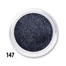 Glitterový prášek - tmavě šedý - 147