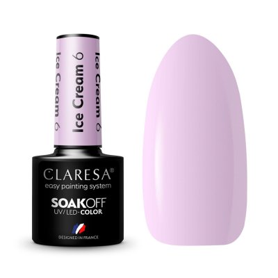 CLARESA® Ice Cream 6 gél lakk, 5g