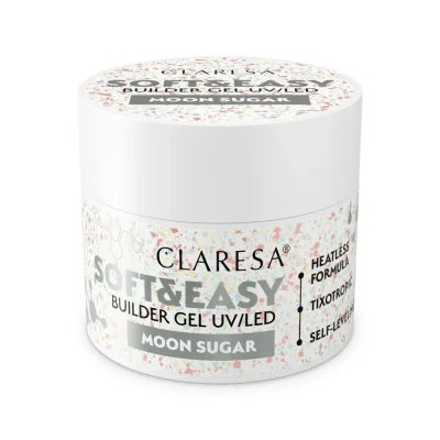 CLARESA® Stavebný gél na nechty SOFT & EASY Builder gel MOON SUGAR, 45g