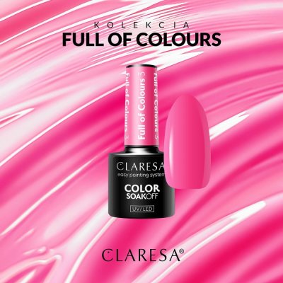 Gél lak CLARESA® Full Of Colours 3, 5g