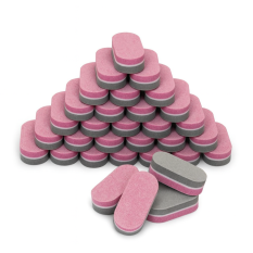 Mini buffer rovný pink/gray 100/180 - 50 ks
