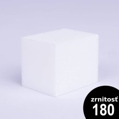Blok na nehty kostka - bílá 180/180