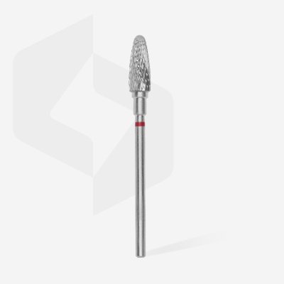 Staleks Karbidový brúsny nadstavec - “corn” red - FT90R050/13