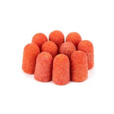 Fabric Podo narancssárga csiszolósapkák 7mm, szemcsefinomság 180, 10db