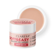 CLARESA® Stavebný gél na nechty SOFT & EASY Builder gel LIGHT BEIGE, 12g