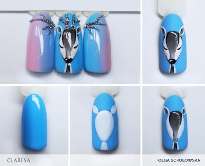 Gel lak CLARESA® BLUE 702, 5g