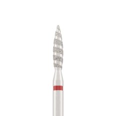 Diamantový brúsny nadstavec Tornado - červený  (2,1mm/10mm)