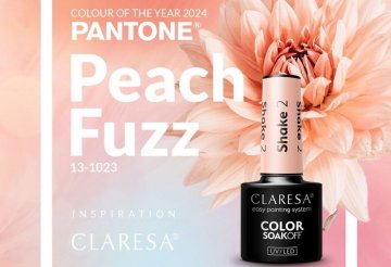Barva roku 2024: Peach Fuzz - jemný broskvový odstín