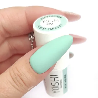 Gél lak YOSHI Pastel Paradise - Blue Lagoon 824, 6ml