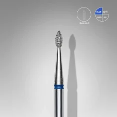 Diamantový brúsny nadstavec STALEKS Expert Drop - modrý, FA40B016/4  (1,6mm/4mm)