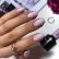 Claresa Pink 505, White 1000, Top Coat Glitter Silver
