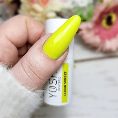 Gél lak YOSHI Pastel Paradise - Lemon Sorbet 822, 6ml