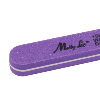 MollyLac pěnový pilník fialový 100/180 rovný
