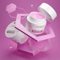 CLARESA® Stavebný gél na nechty HARD & EASY Builder gel PUDDING PINK, 12g