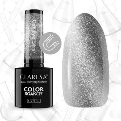 Gél lak CLARESA® CAT EYE SILVER, 5g